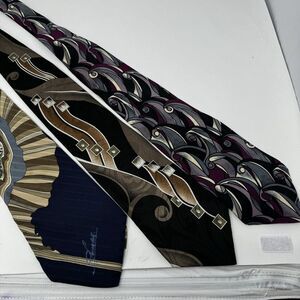 Men's Ties 3 (1) Silk, (1)‎ Polyester, (1) Unknown Fabric
